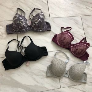 THIS IS SOLD —DOLot of Four Victoria’s Secret/Pink Bras size: 38 B
